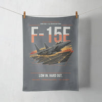Thumbnail for F-15E Strike Eagle design on gray towel
