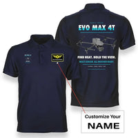 Thumbnail for Autel EVO Max 4T design on navy blue polo with custom name badge