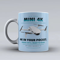 Thumbnail for Mini 4K Mug design on light blue dji
