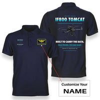 Thumbnail for Inspired Flight IF800 Tomcat design on navy blue polo with custom name badge