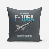 Thumbnail for F-106A Delta Dart design on gray pillow