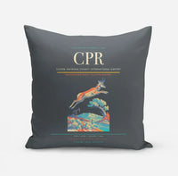 Thumbnail for Casper–Natrona County International Airport (CPR) design on gray pillow