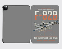 Thumbnail for F-82B Twin Mustang design on gray ipad tablet case