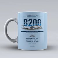 Thumbnail for Air B200 Mug design on light blue king
