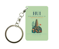 Thumbnail for Phu Bai International Airport HUI — Hue Key Chain design on light green key chain