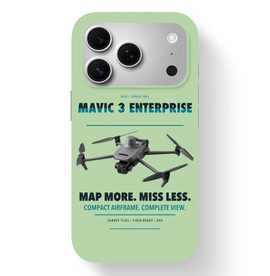 DJI Mavic 3 Enterprise Case design on light green iphone case