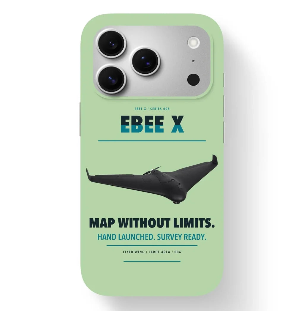 AgEagle eBee X Case design on light green iphone case