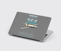 Thumbnail for Bombardier Learjet 35A design on gray MacBook case