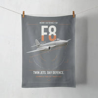 Thumbnail for Gloster Meteor F8 design on gray towel
