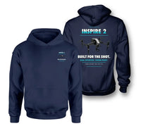 Thumbnail for DJI Inspire 2 design on navy blue hoodie