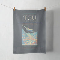 Thumbnail for Toncontín International Airport (TGU) design on gray towel