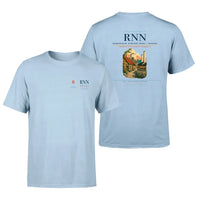 Thumbnail for Bornholm Airport (RNN) design printed on light blue double-side t-shirt