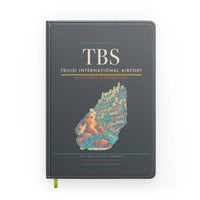 Thumbnail for Tbilisi International Airport (TBS) design on gray notebook