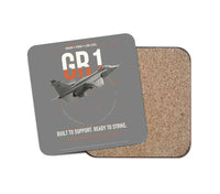 Thumbnail for SEPECAT Jaguar GR1 design on gray 1 piece coaster