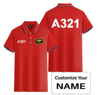 Thumbnail for Customisable Airbus A321 Polo Shirt - view 11