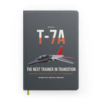 Thumbnail for T-7A Red Hawk design on gray notebook