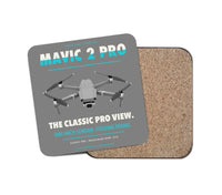 Thumbnail for DJI Mavic 2 Pro design on gray 1 piece coaster