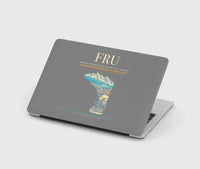 Thumbnail for Manas International Airport (FRU) design on gray MacBook case