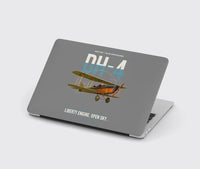 Thumbnail for Airco DH-4 Liberty Plane design on gray MacBook case