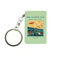Thumbnail for VINTAGE G4249 - The Glider Tow - Designed Key Chain design on lightgreen