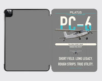 Thumbnail for Pilatus PC-6 Porter design on gray ipad tablet case