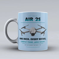 Thumbnail for Air 2S Mug design on light blue dji