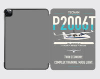 Thumbnail for Tecnam P2006T design on gray ipad tablet case