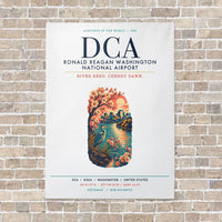Thumbnail for Ronald Reagan Washington National Airport DCA vertical canvas print - no frame - white background