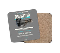 Thumbnail for PW6000 design on gray 1 piece coaster