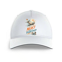 Thumbnail for Mercy Moves At Flight Speed design on white printed hat