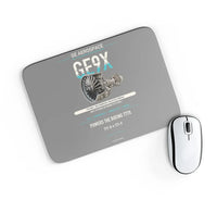 Thumbnail for GE9X design on gray rectangle mouse pad
