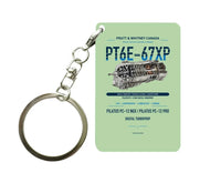 Thumbnail for PT6E-67XP Key Chain design on light green key chain