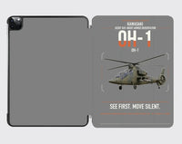 Thumbnail for Kawasaki OH-1 design on gray ipad tablet case