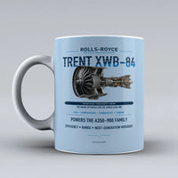 Thumbnail for XWB-84 Mug design on light blue trent