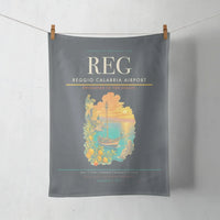 Thumbnail for Reggio Calabria Airport (REG) design on gray towel