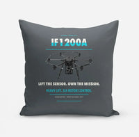 Thumbnail for Inspired Flight IF1200A design on gray pillow