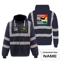 Thumbnail for Husband & Dad & Pilot Hoodie - view 11