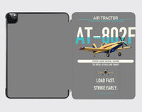Thumbnail for Air Tractor AT-802F design on gray ipad tablet case