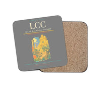 Thumbnail for Lecce Galatina Air Base (LCC) design on gray 1 piece coaster