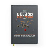 Thumbnail for Kaman HH-43B Huskie design on gray notebook