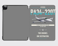 Thumbnail for Piper PA-34-220T Seneca V design on gray ipad tablet case