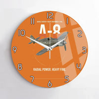 Thumbnail for Focke-Wulf Fw 190A-8 design on orange no frame wall clock