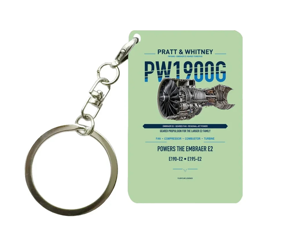 PW1900G Key Chain design on light green key chain