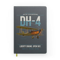 Thumbnail for Airco DH-4 Liberty Plane design on gray notebook