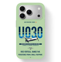 Thumbnail for Airbus U030 Flexrotor Case design on light green iphone case