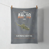 Thumbnail for Bell AH-1G Cobra design on gray towel