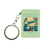 Thumbnail for VINTAGE G4393 - The Storm Chaser's Notebook - Designed Key Chain design on lightgreen