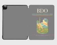 Thumbnail for Husein Sastranegara International Airport (BDO) design on gray ipad tablet case