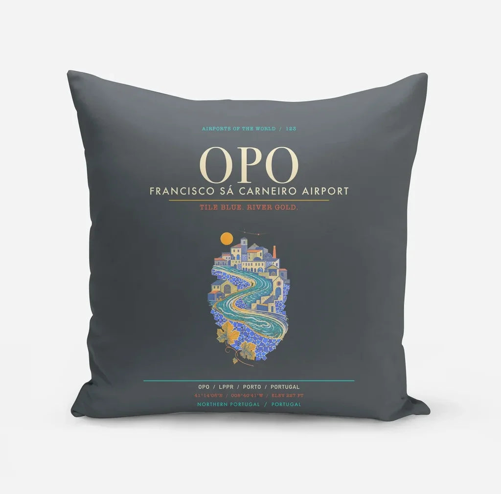 Porto Francisco Sa Carneiro Airport OPO - Douro Azulejo Current - Gray