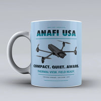 Thumbnail for ANAFI USA Mug design on light blue parrot